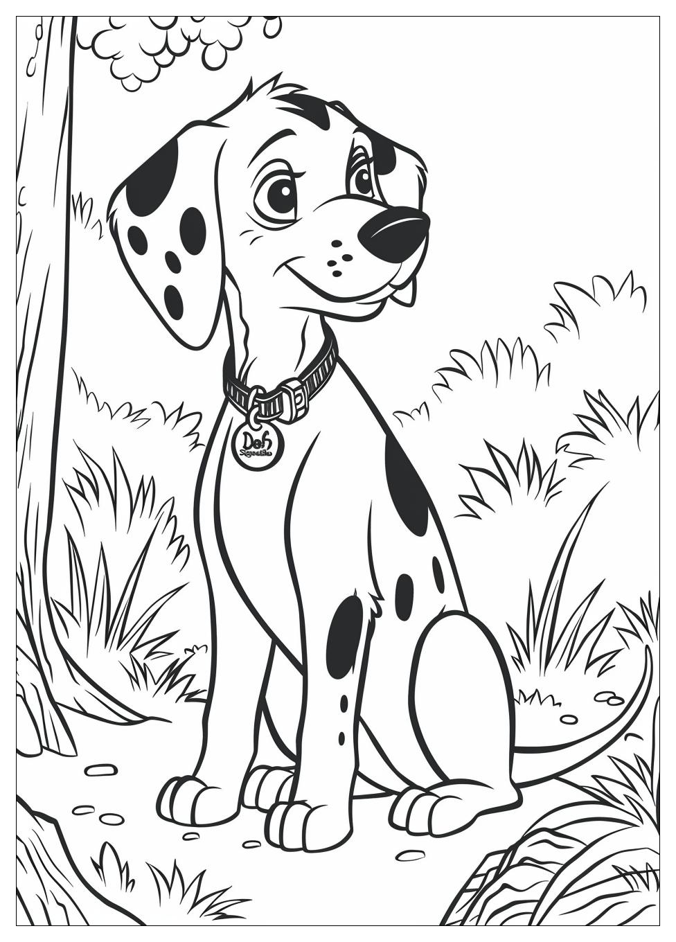 101 Dalmatians Coloring Pages-2