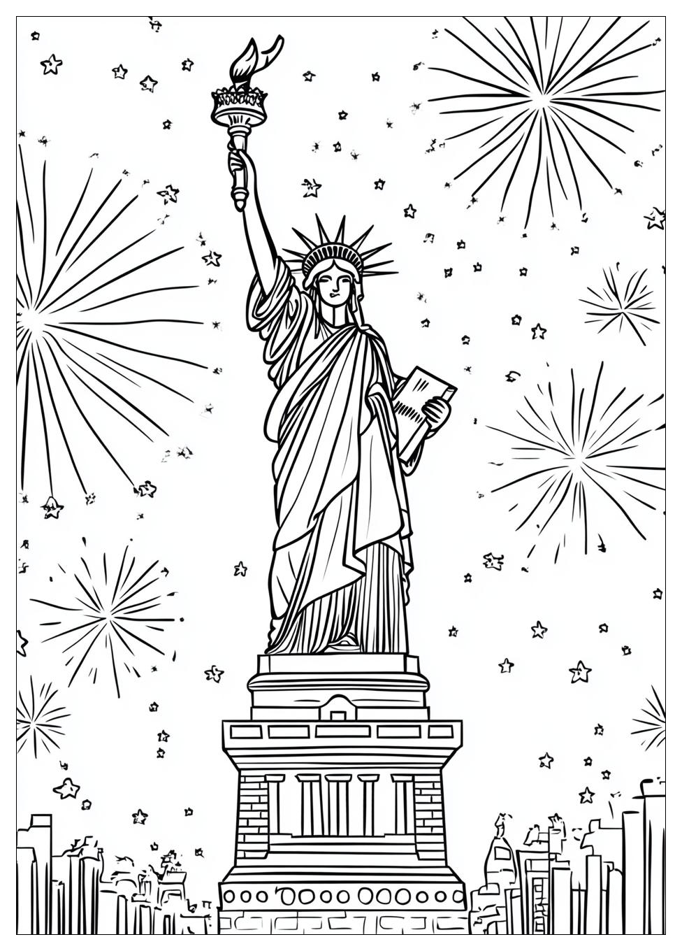 4th Of July Coloring Pages-8