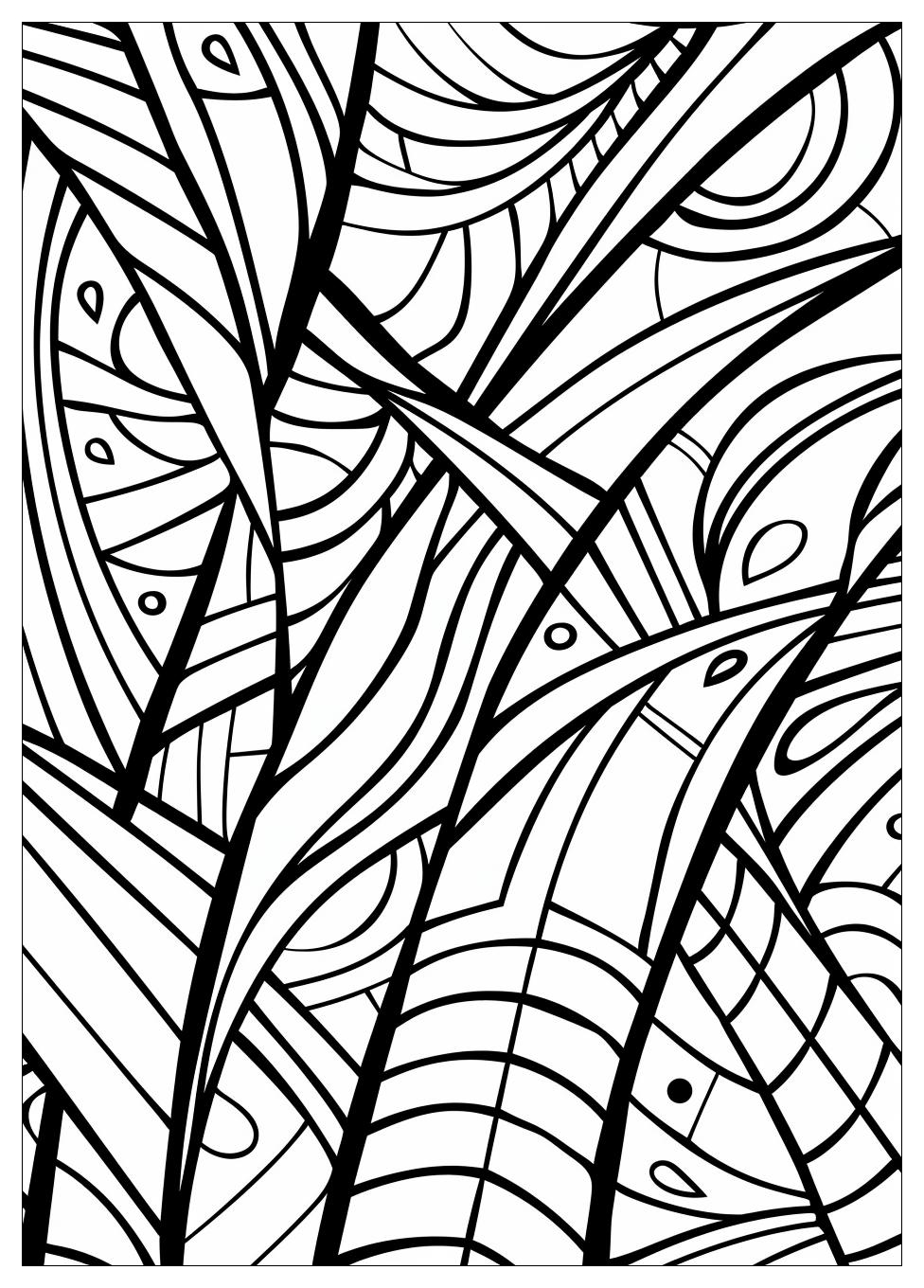Abstract Coloring Pages-19