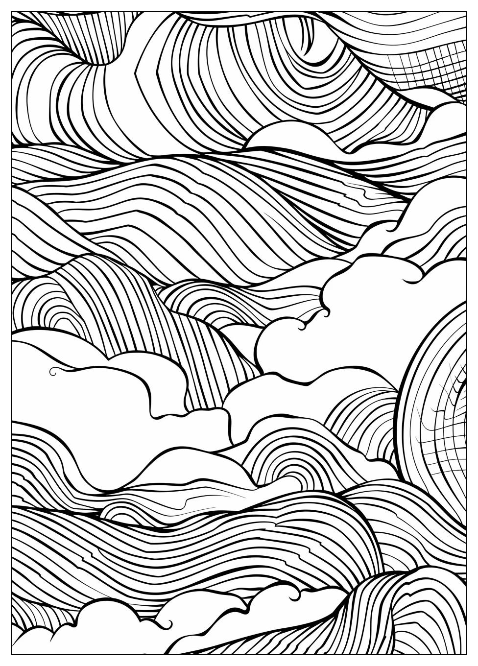 Abstract Coloring Pages-7