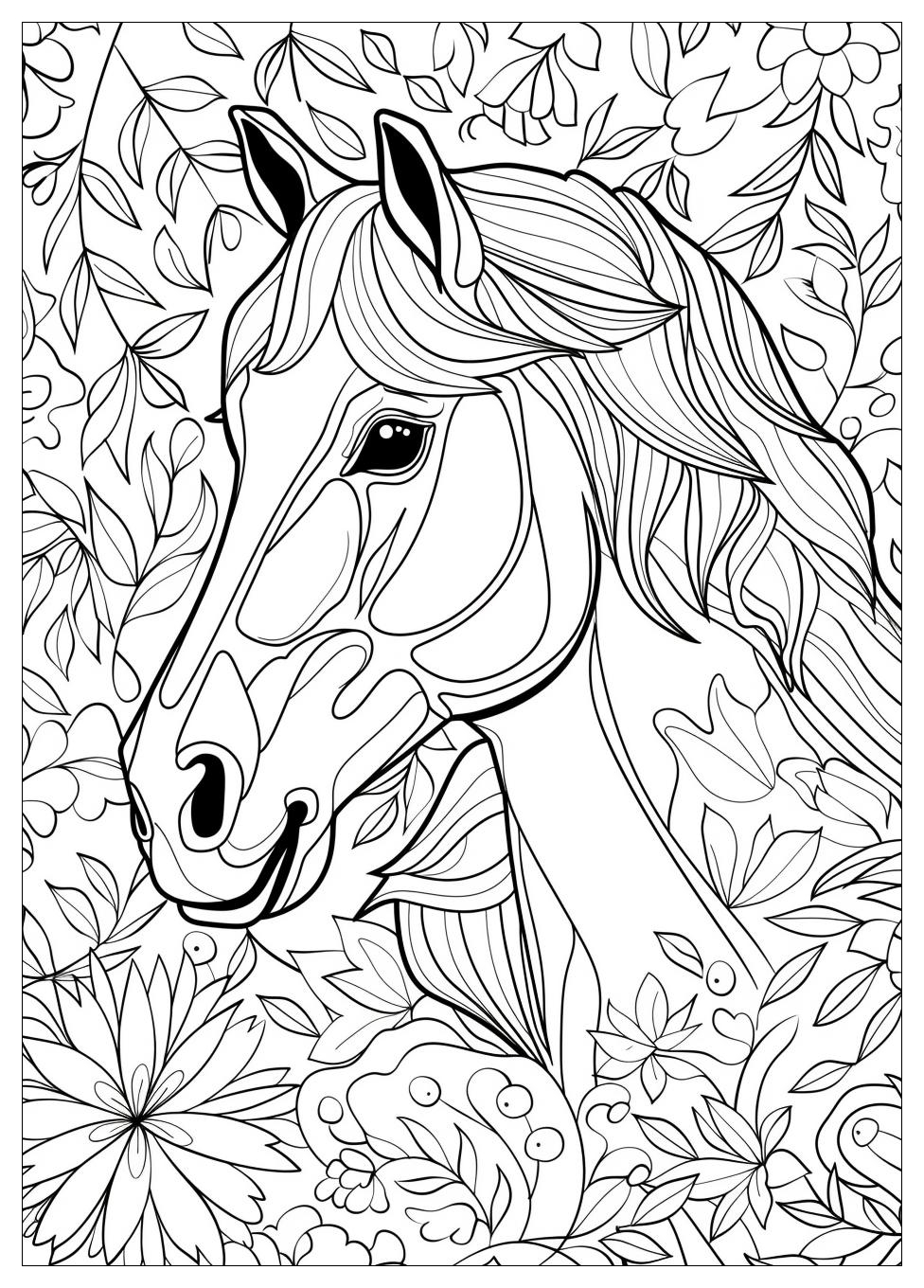 Adult Horse Coloring Pages-10