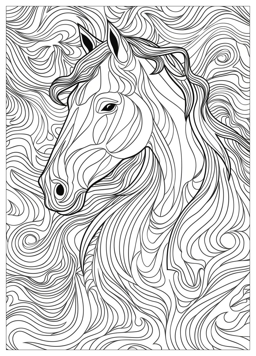 Adult Horse Coloring Pages-9