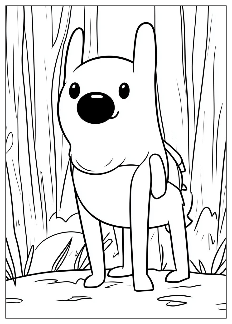 Free Printable Adventure Time Coloring Pages 1 Adventure Time Coloring Pages-1