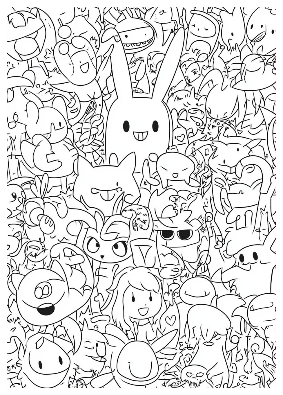 Free Printable Adventure Time Coloring Pages 19 Adventure Time Coloring Pages-19