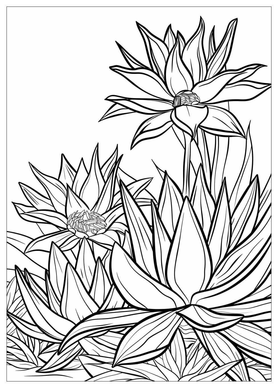 Aesthetic Plant Coloring Pages-10