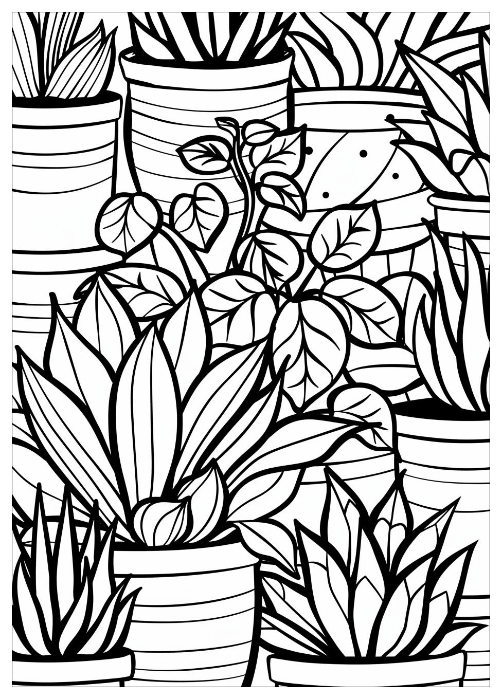 Aesthetic Plant Coloring Pages-11