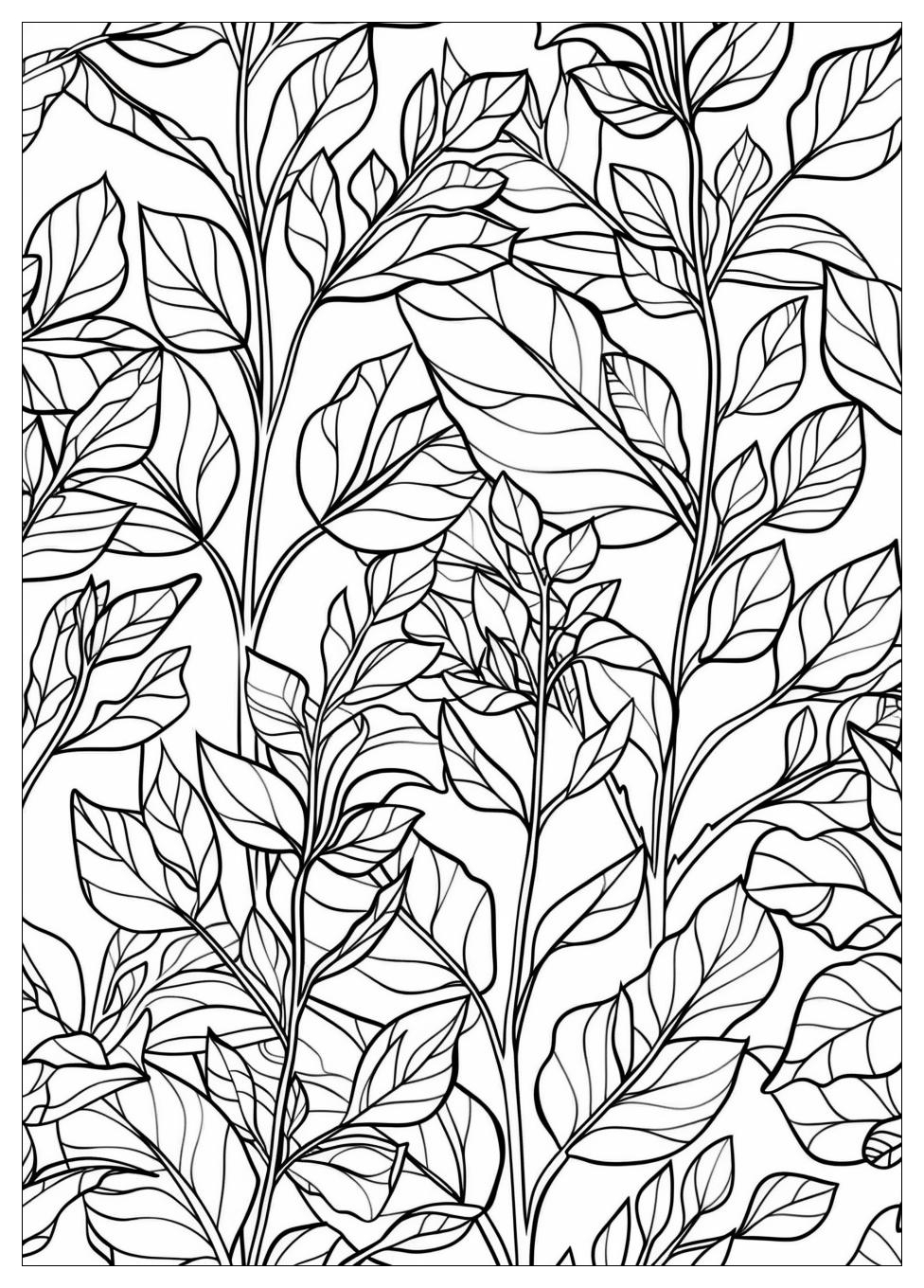 Aesthetic Plant Coloring Pages-12