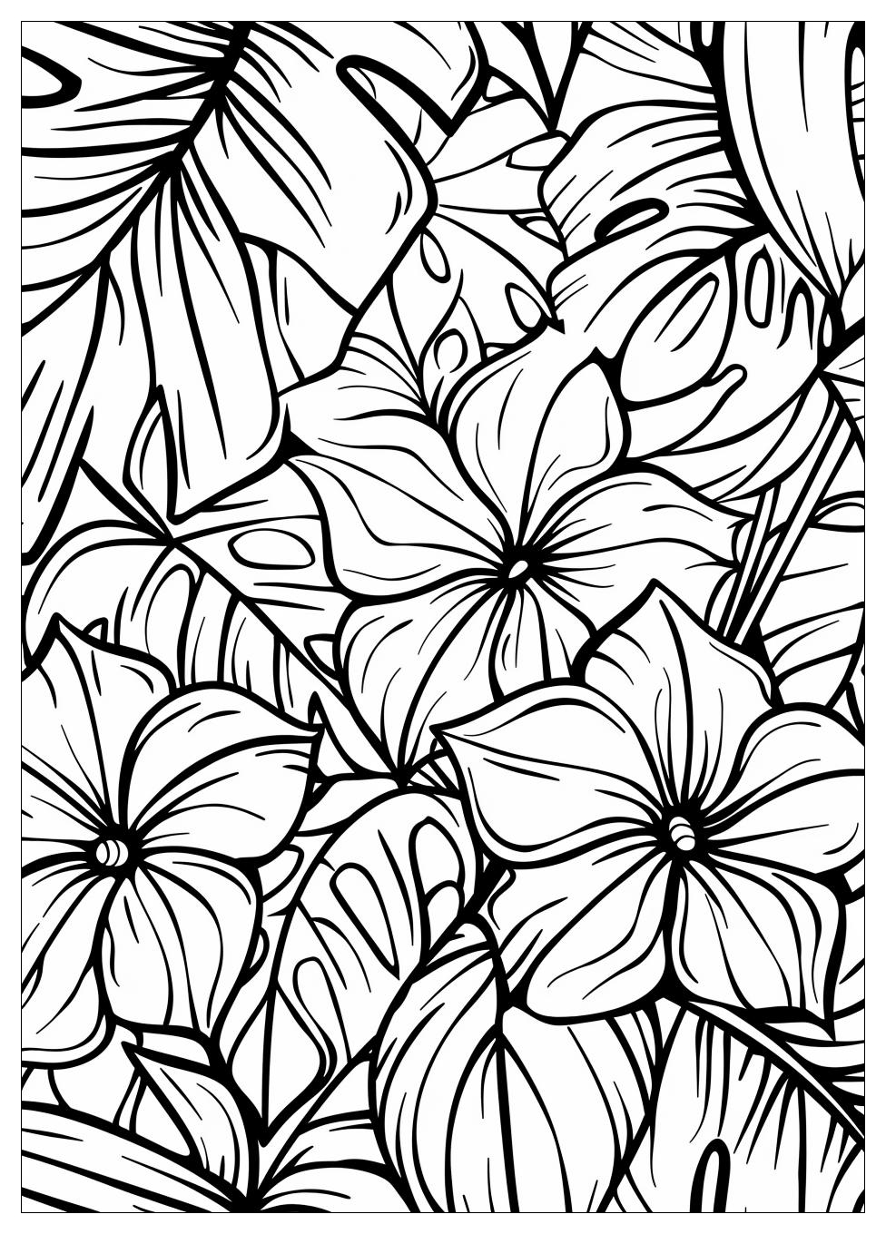 Aesthetic Plant Coloring Pages-18