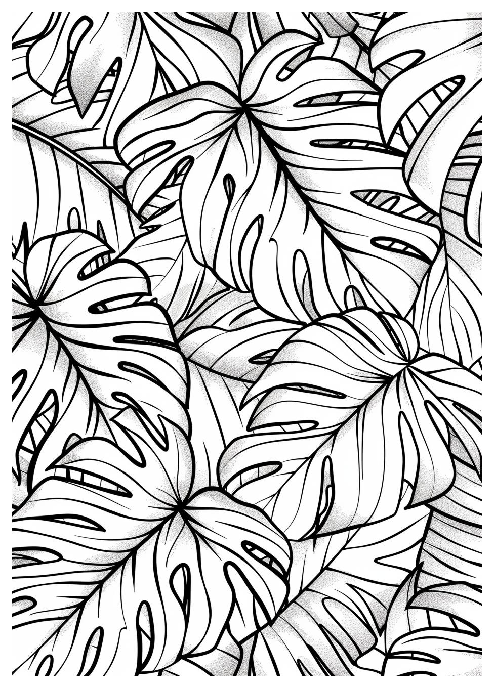 Aesthetic Plant Coloring Pages-20