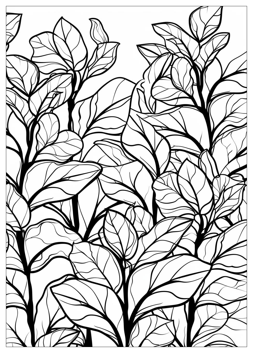 Aesthetic Plant Coloring Pages-3