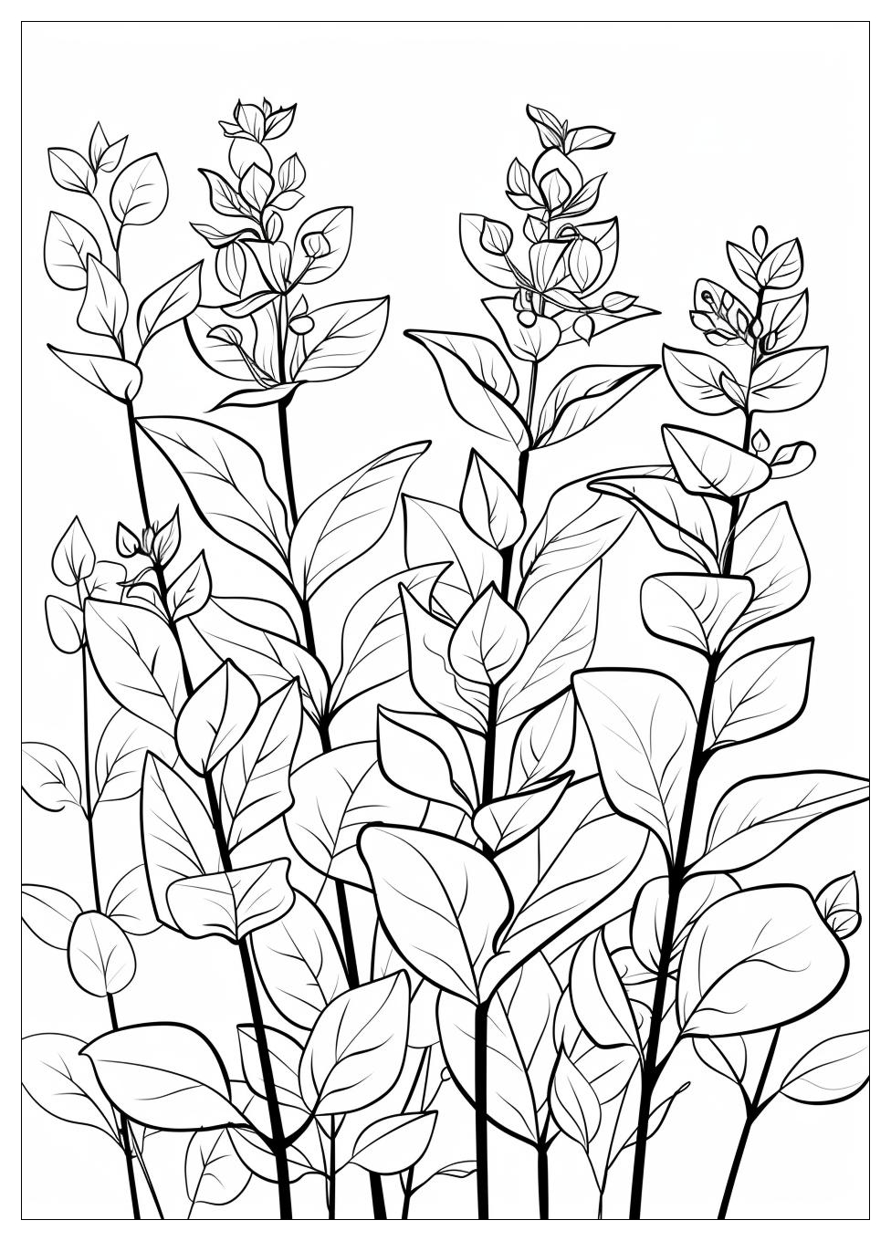 Aesthetic Plant Coloring Pages-4