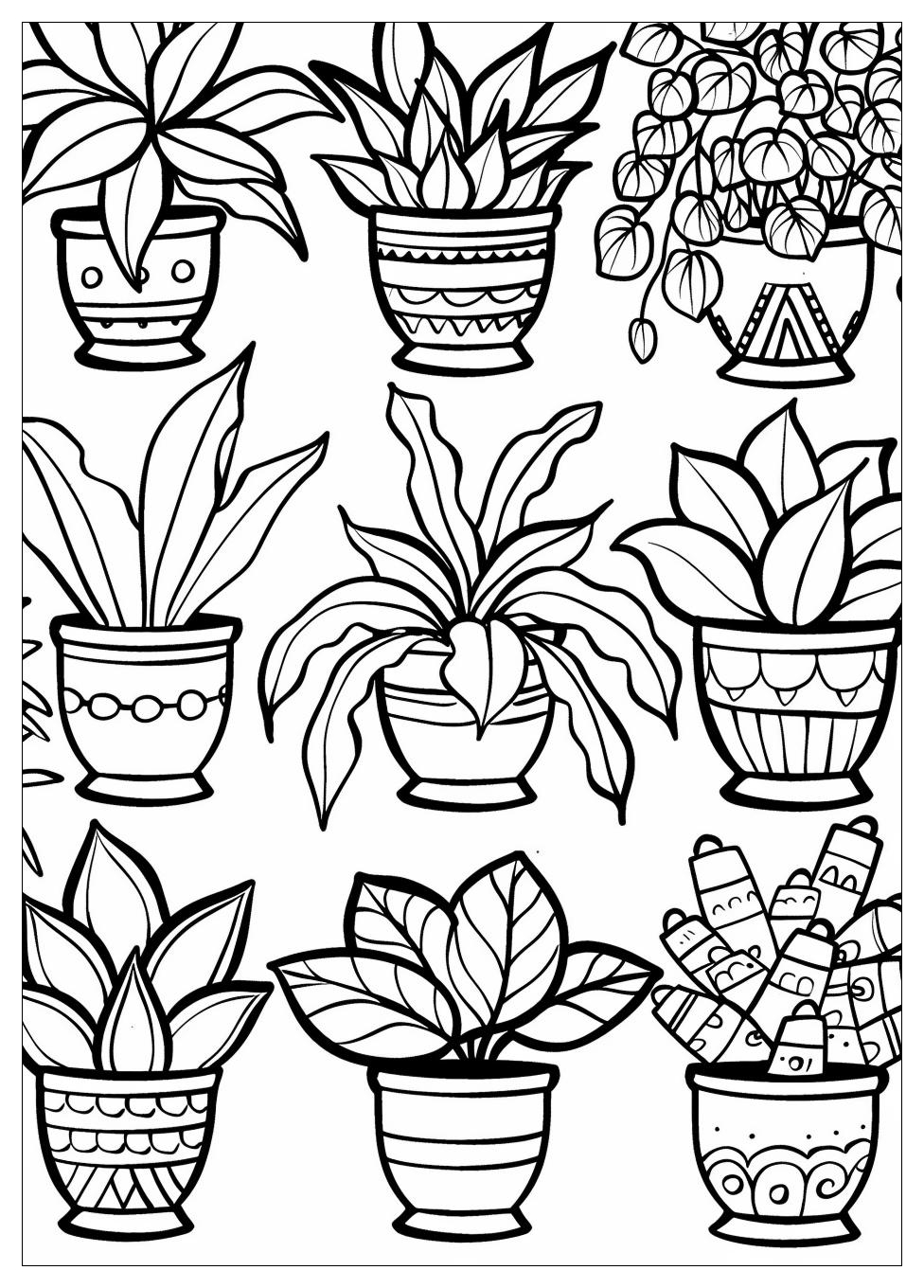 Aesthetic Plant Coloring Pages-8