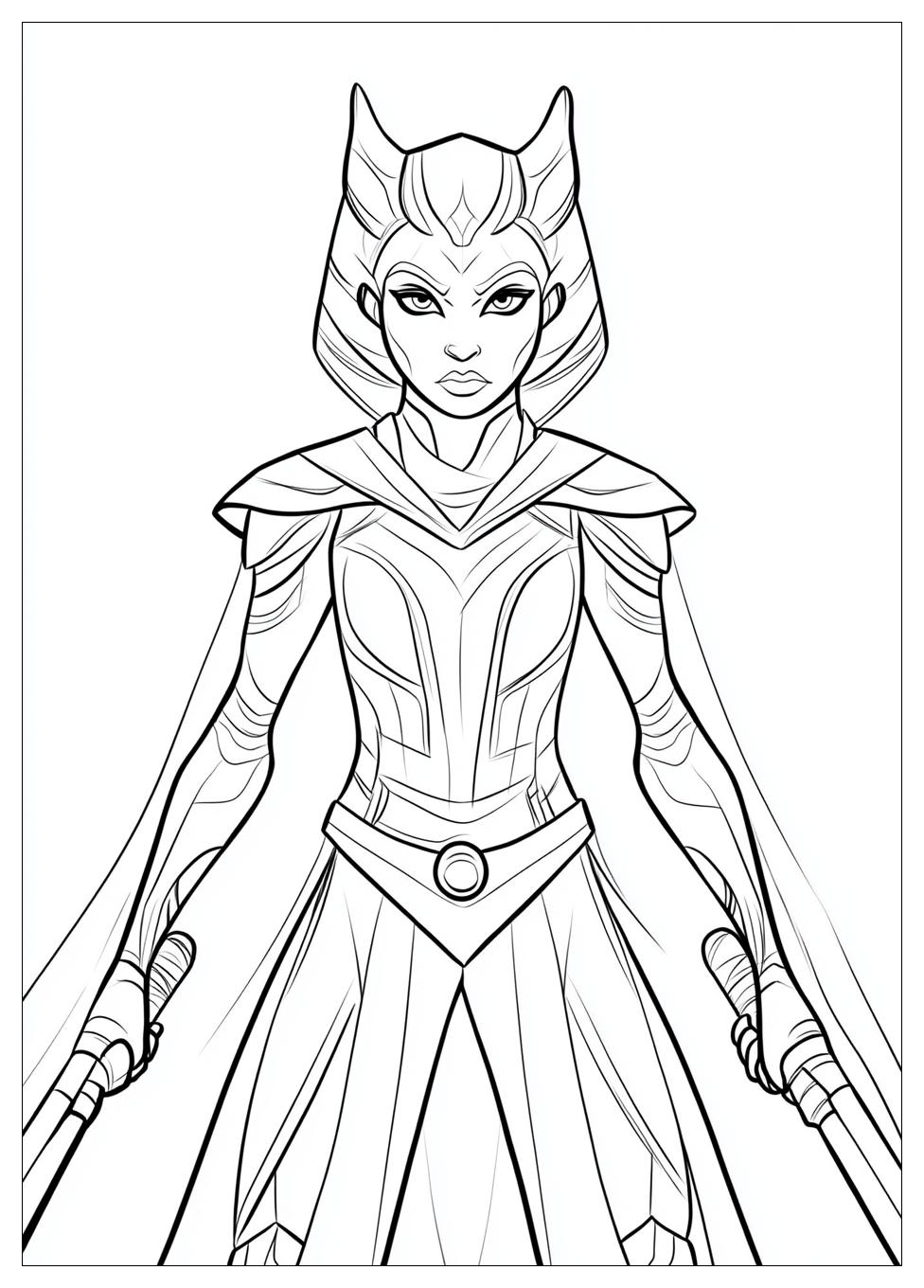 Ahsoka Coloring Pages-9