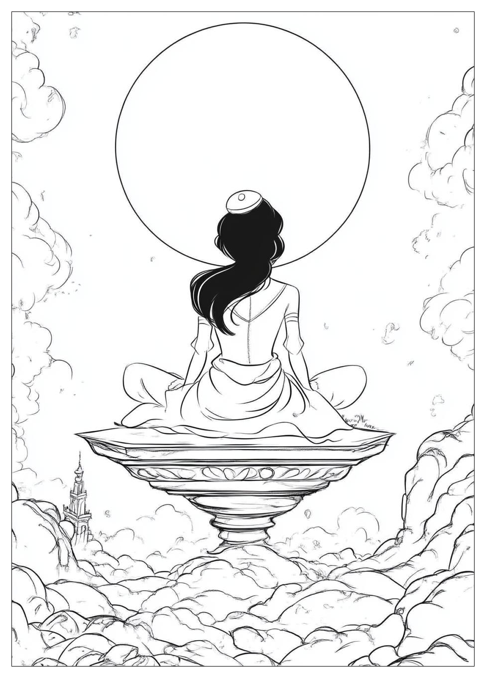 Aladdin Coloring Pages-1