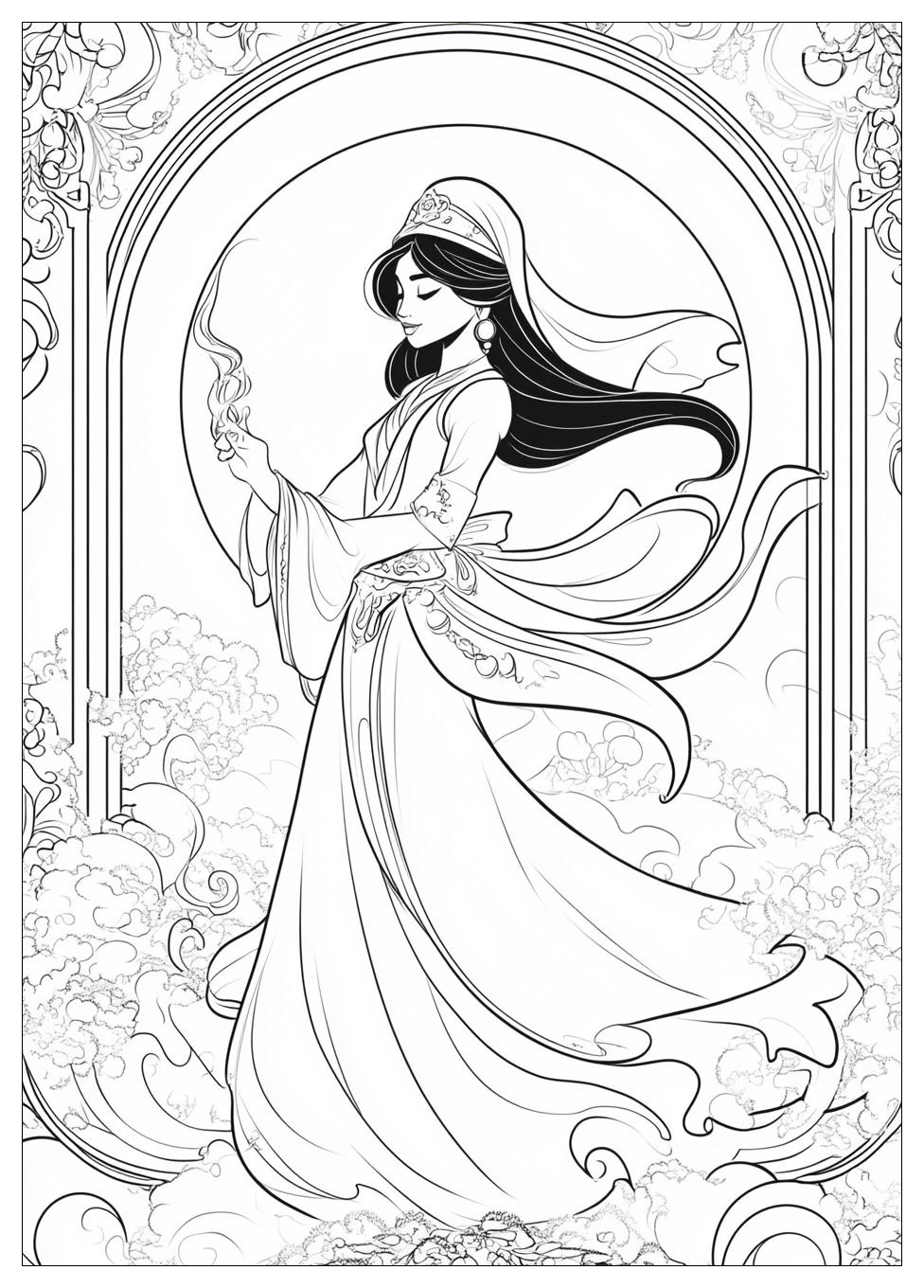 Aladdin Coloring Pages-10