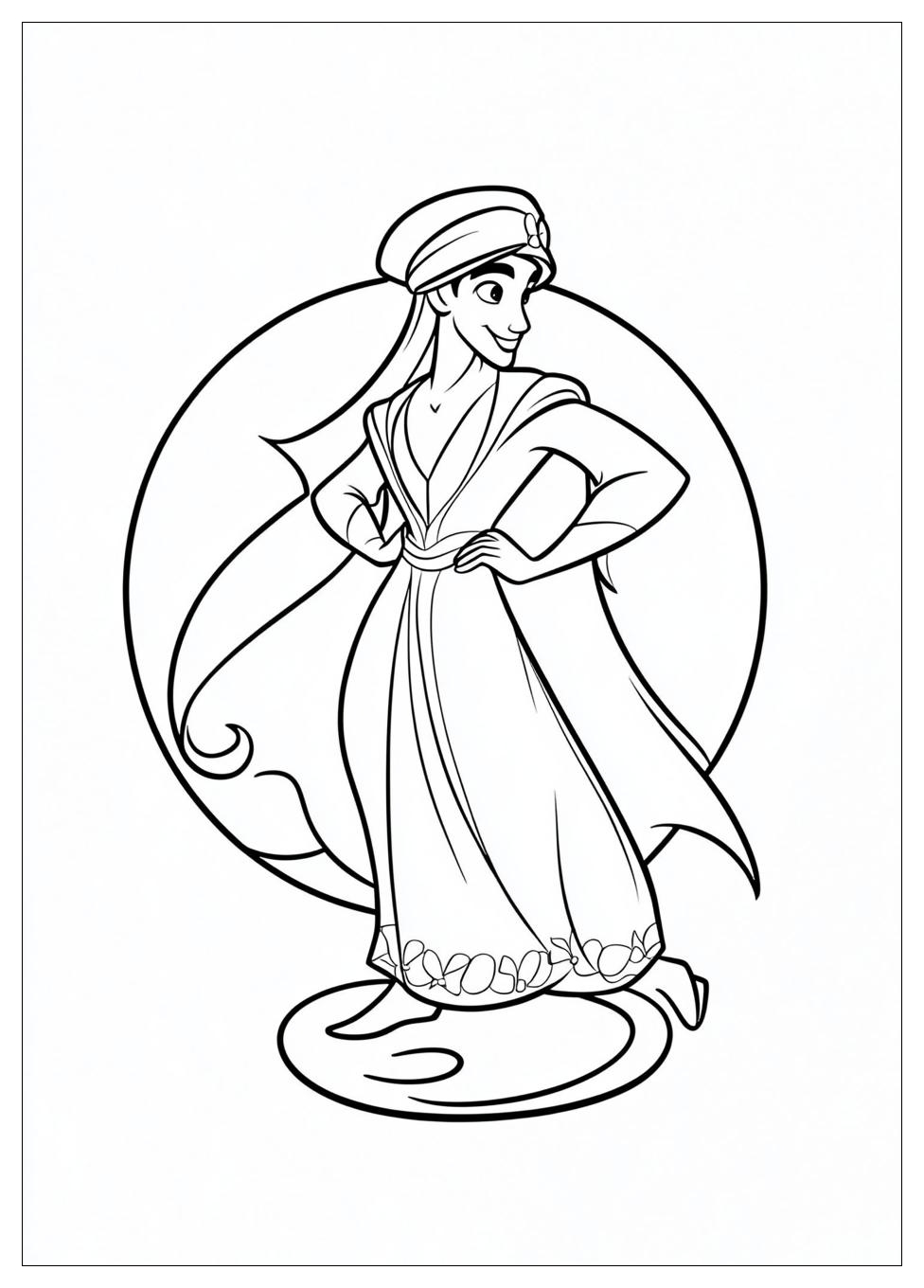 Aladdin Coloring Pages-11