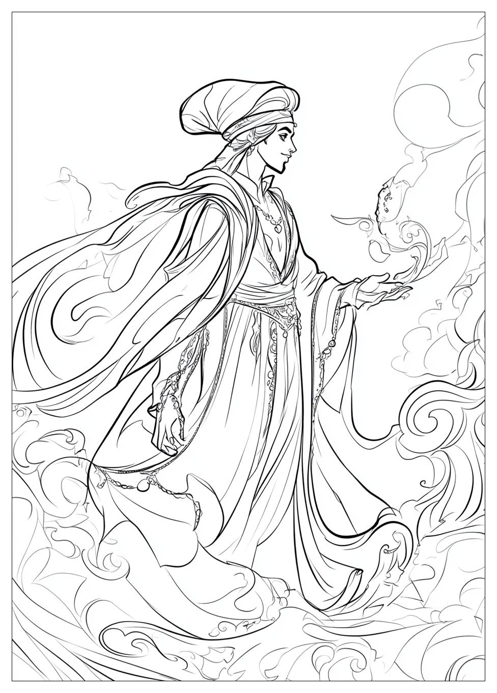 Aladdin Coloring Pages-14