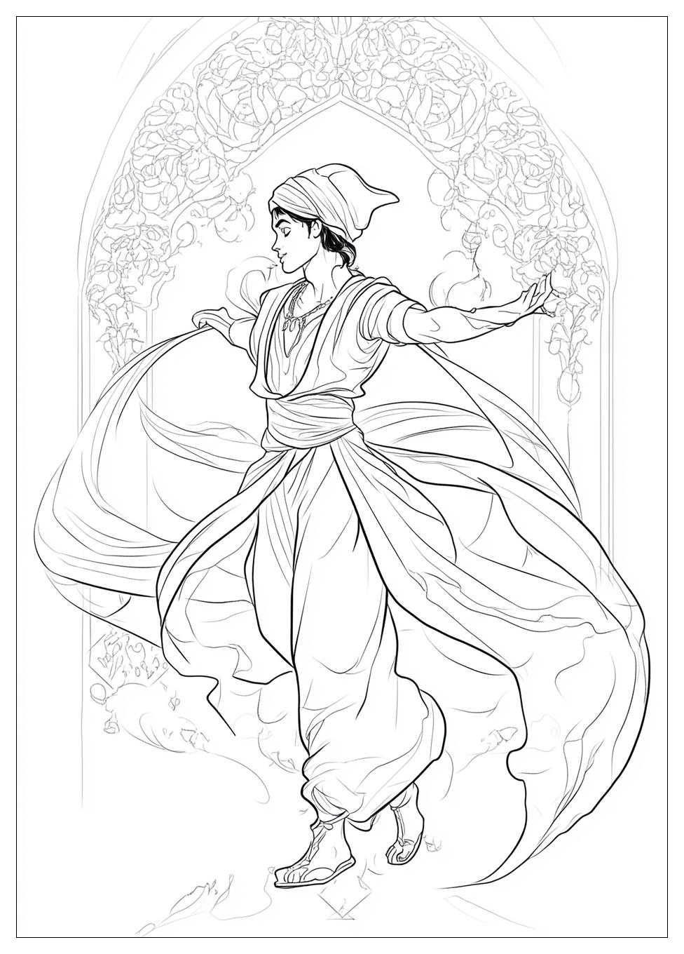 Aladdin Coloring Pages-16