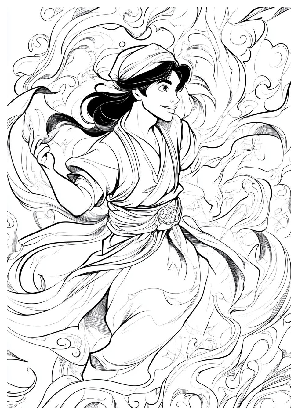 Aladdin Coloring Pages-17