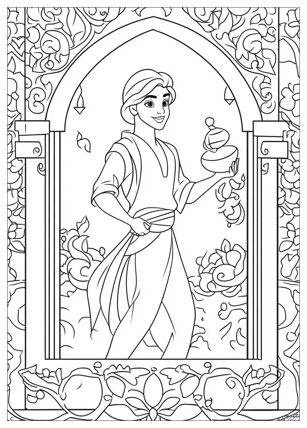 Aladdin Coloring Pages-3
