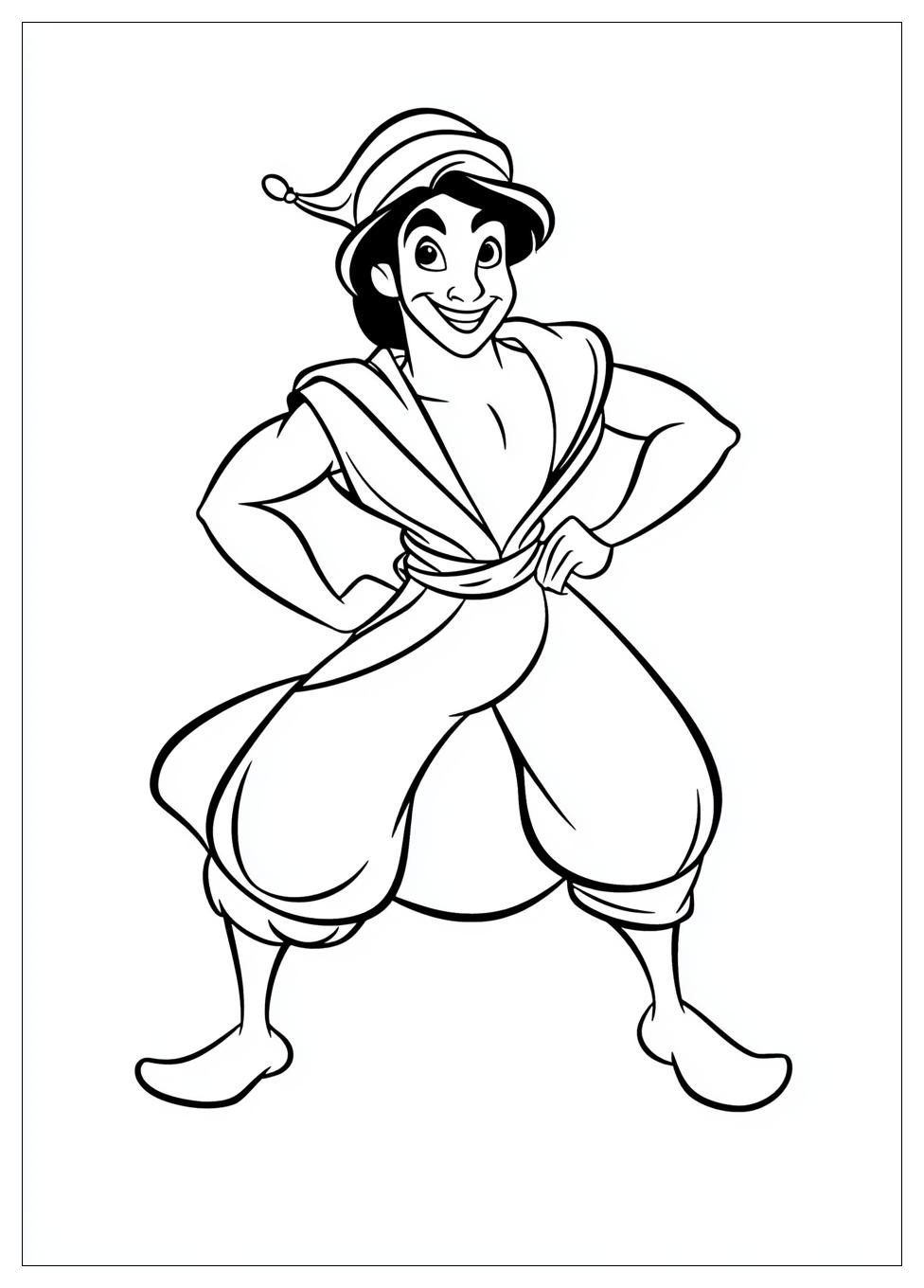 Aladdin Coloring Pages-5