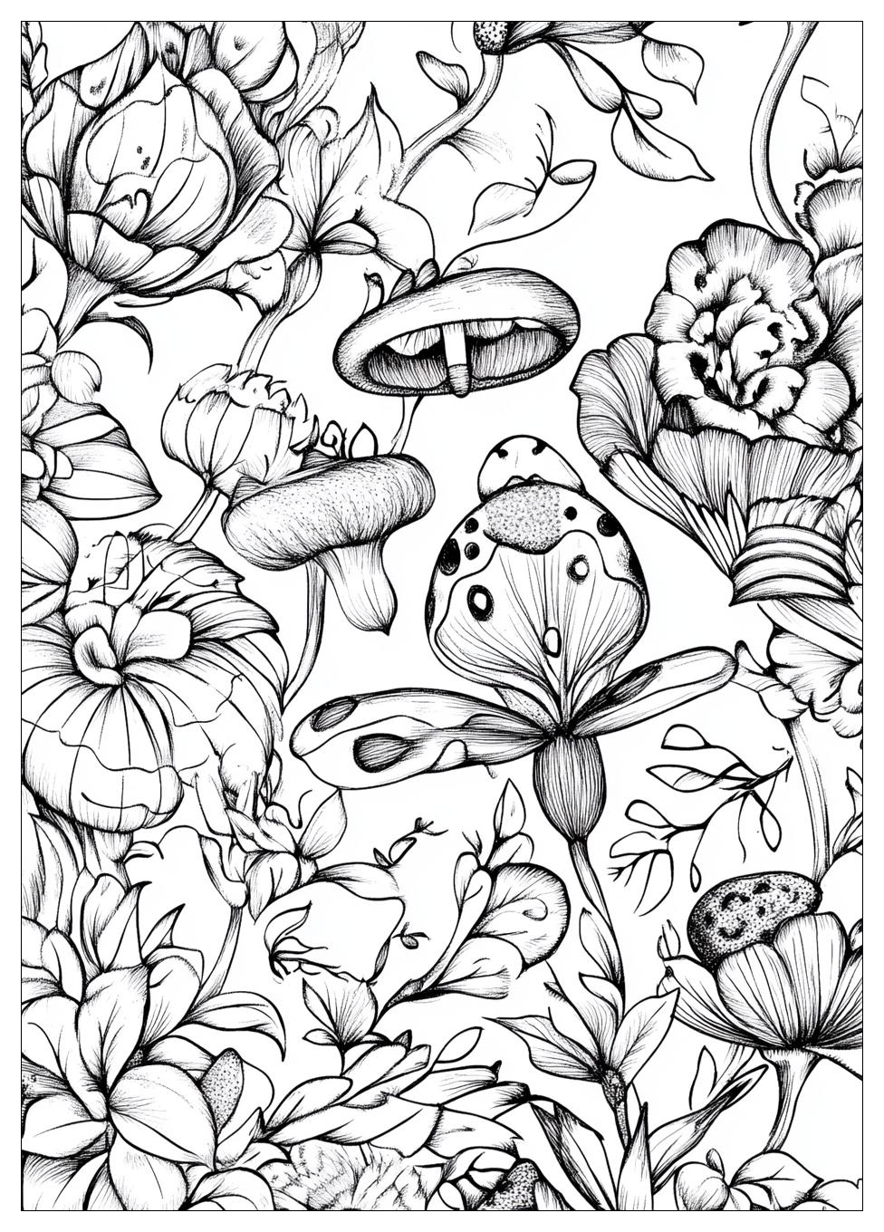 Alice In Wonderland Coloring Pages-14