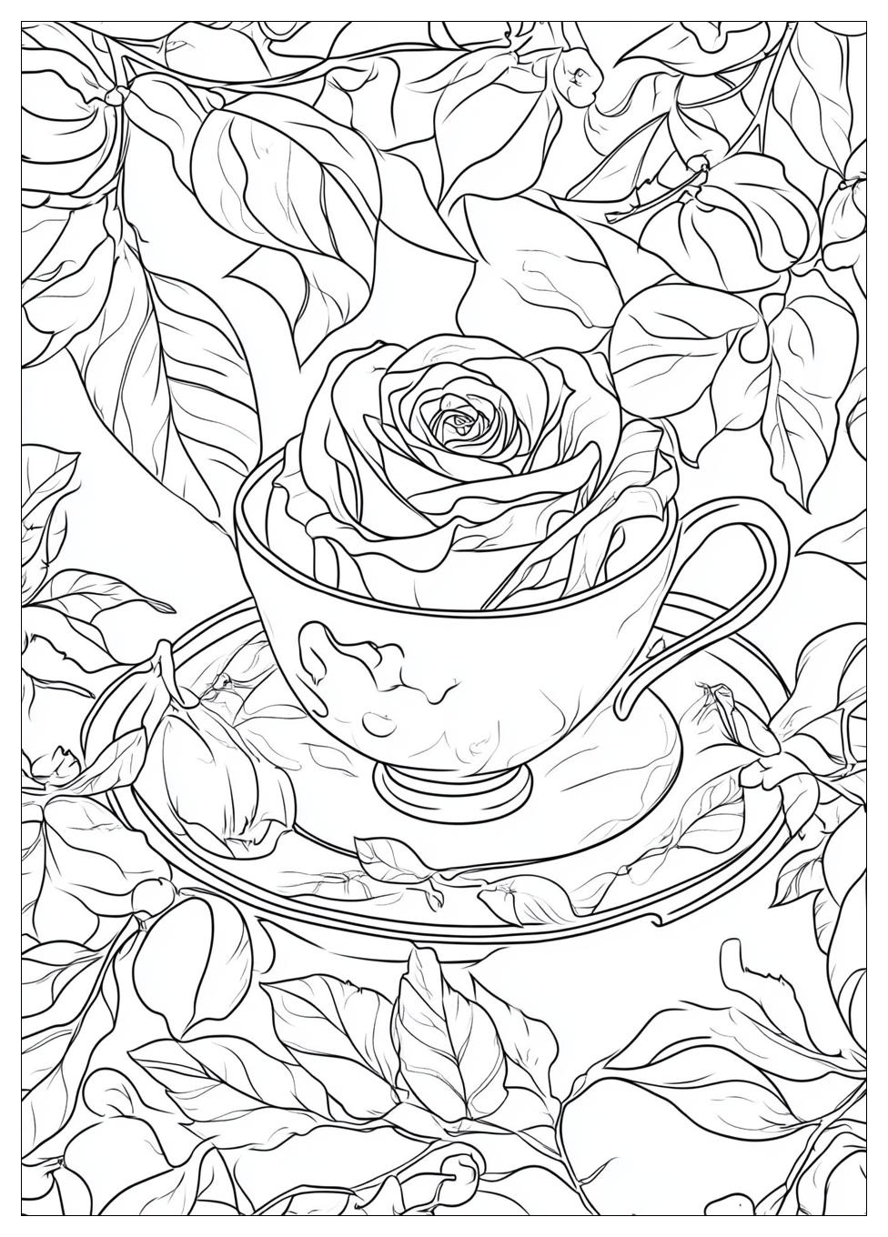 Alice In Wonderland Coloring Pages-17