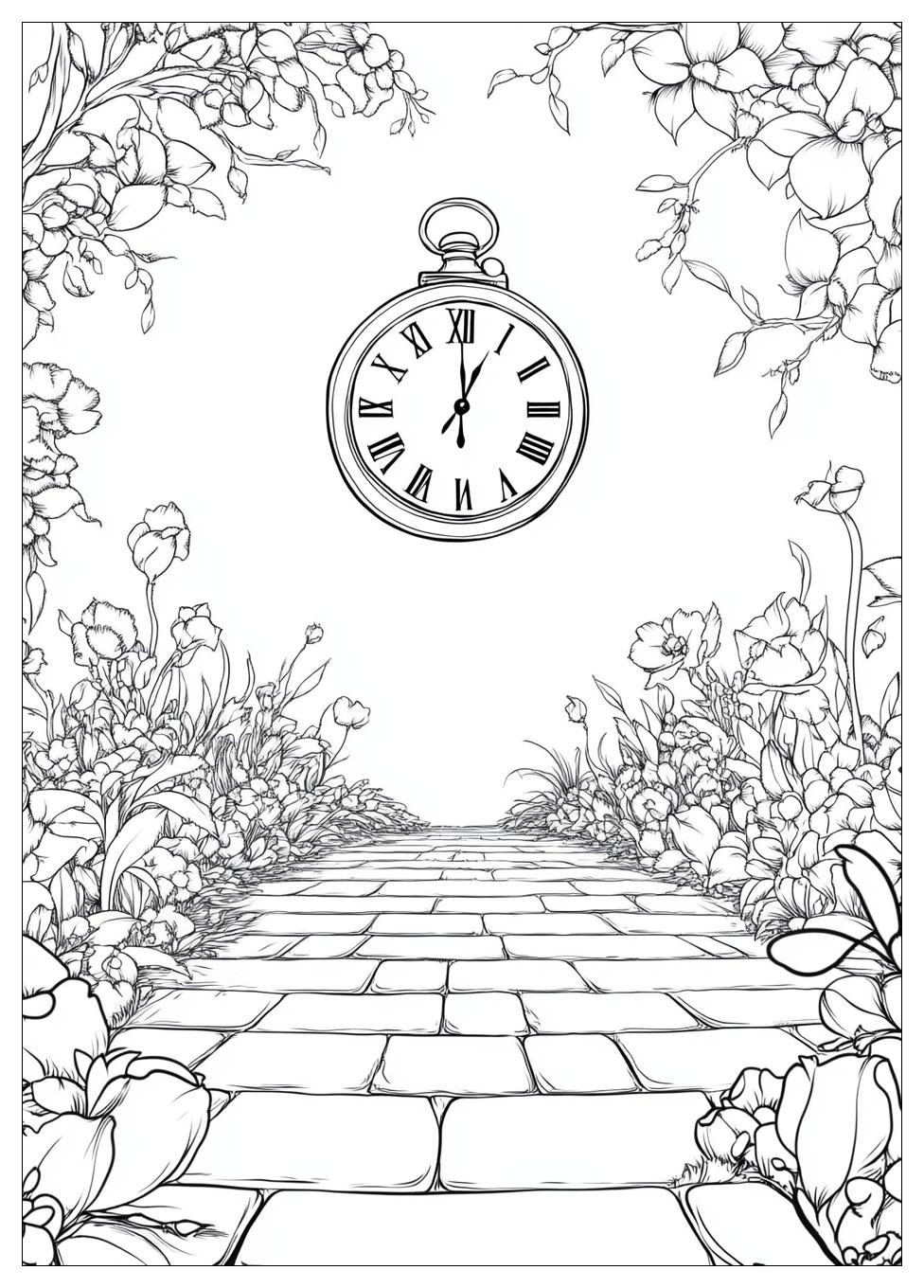 Alice In Wonderland Coloring Pages-20