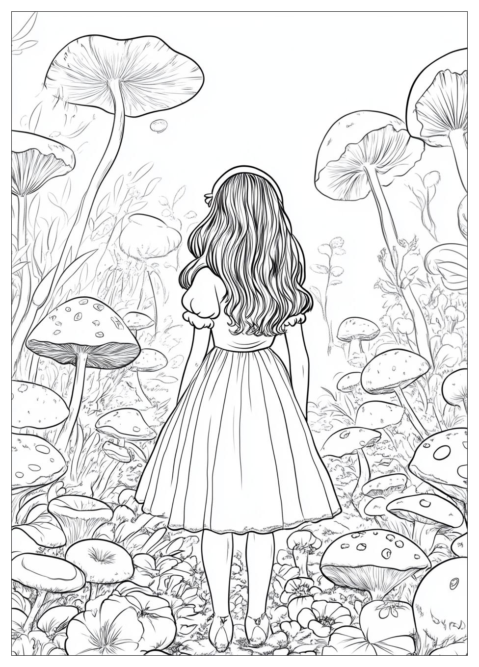 Alice In Wonderland Coloring Pages-9
