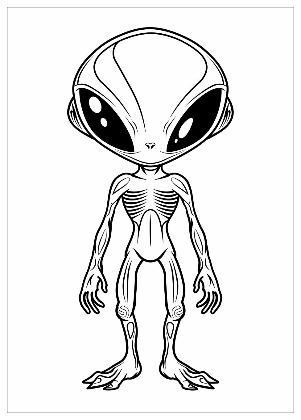 Alien Coloring Pages-10