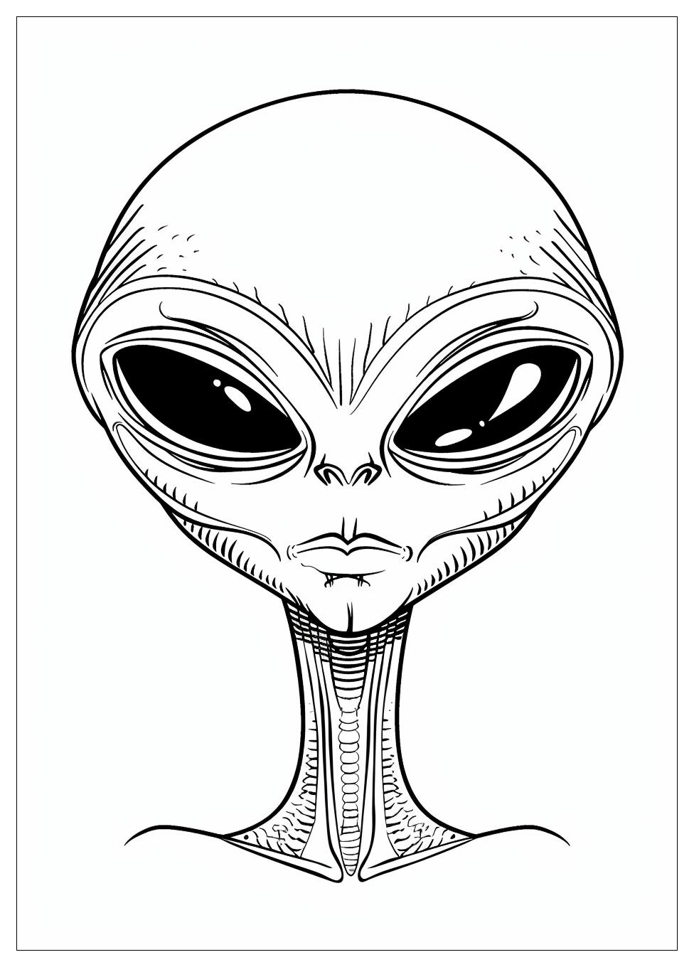 Alien Coloring Pages-12