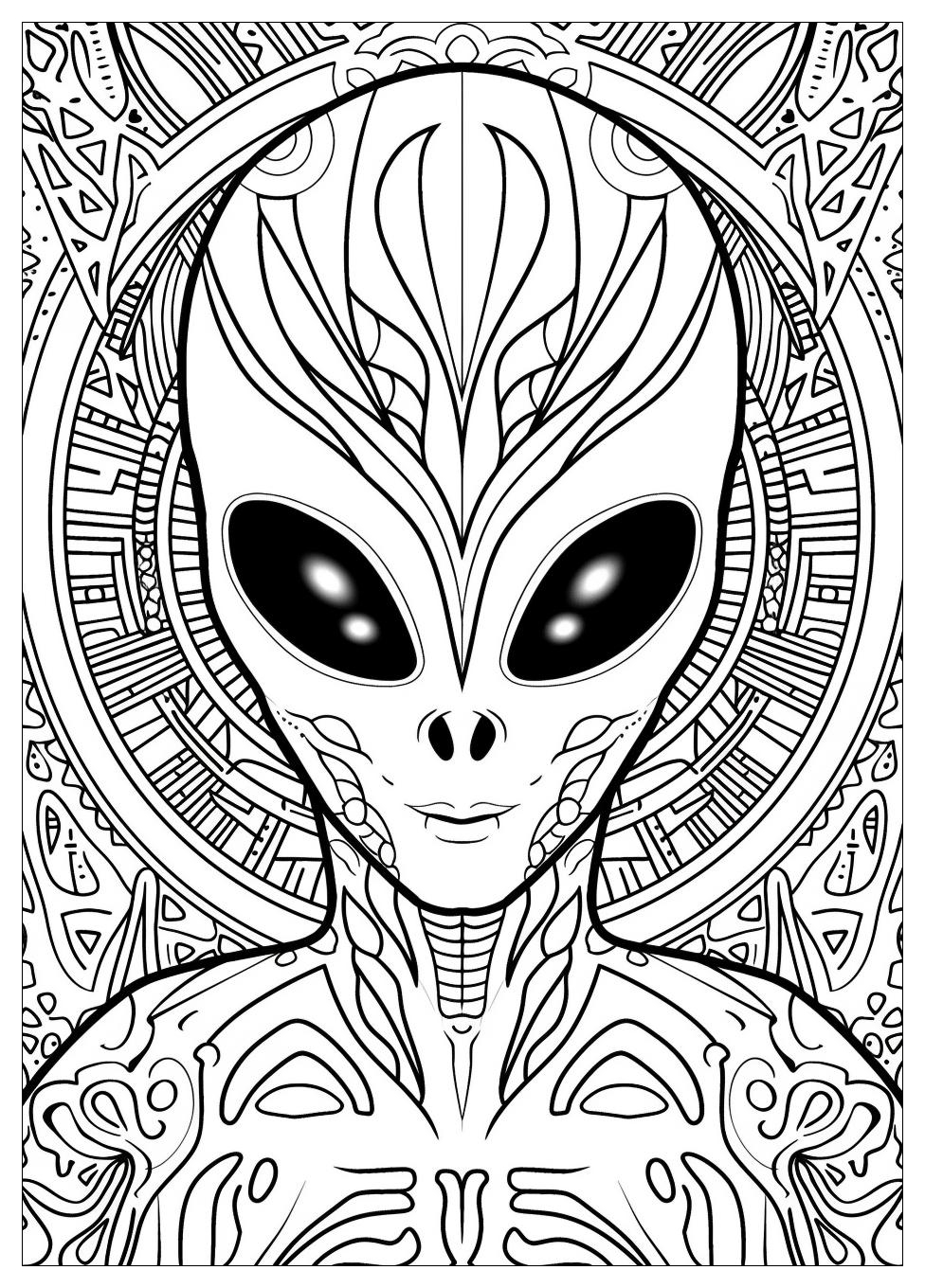 Alien Coloring Pages-13