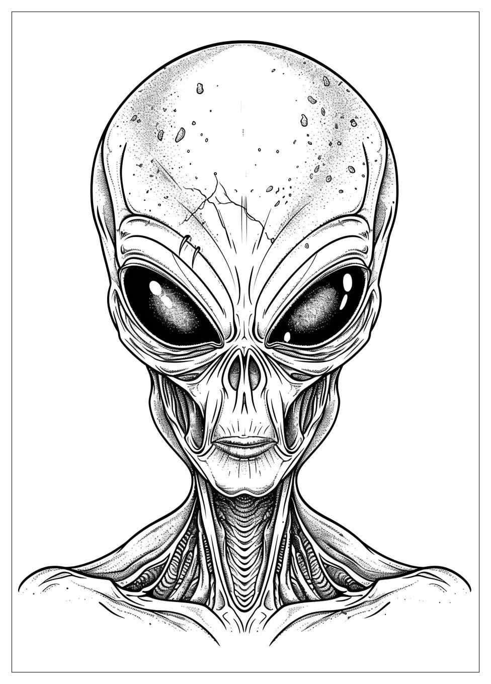 Alien Coloring Pages-16