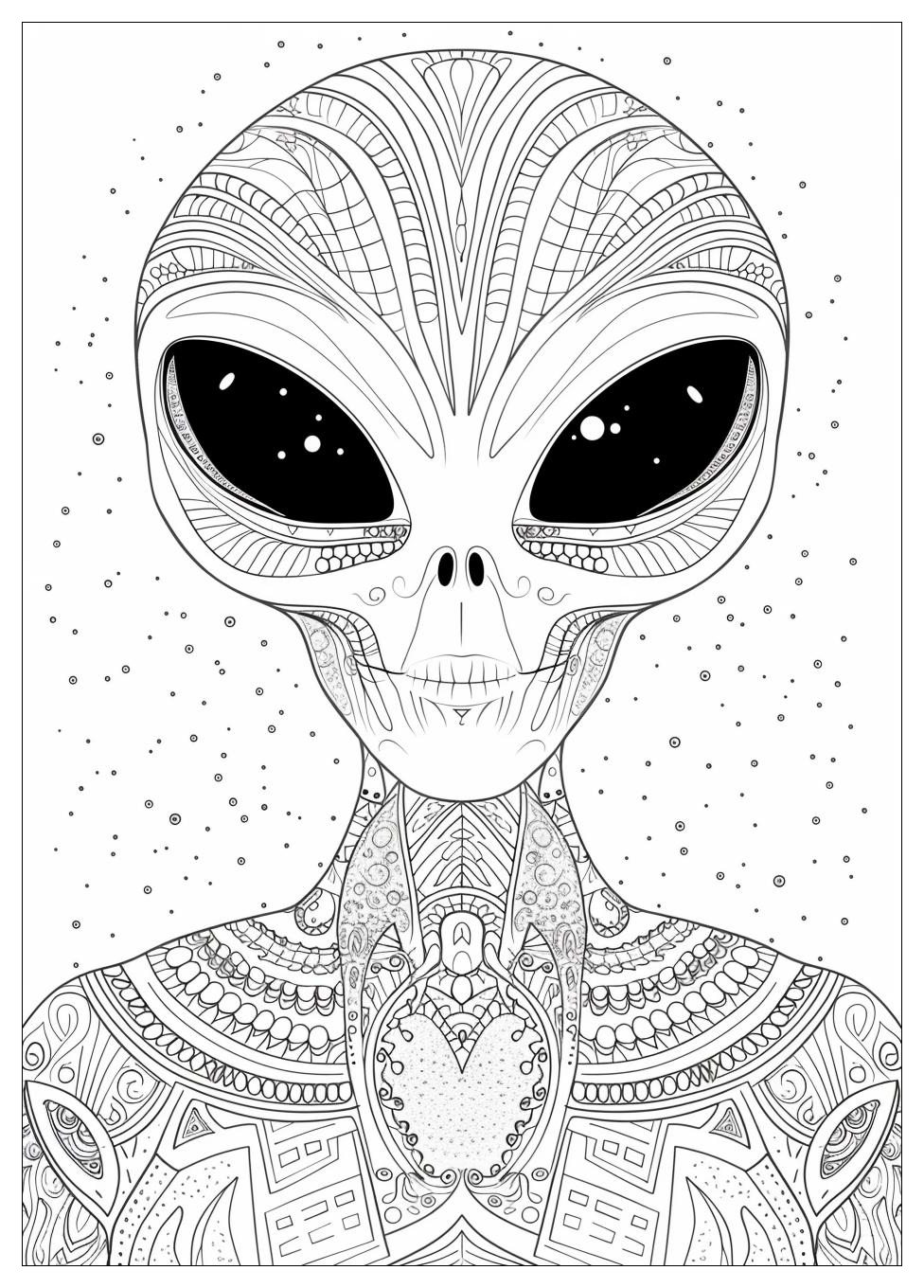 Alien Coloring Pages-19