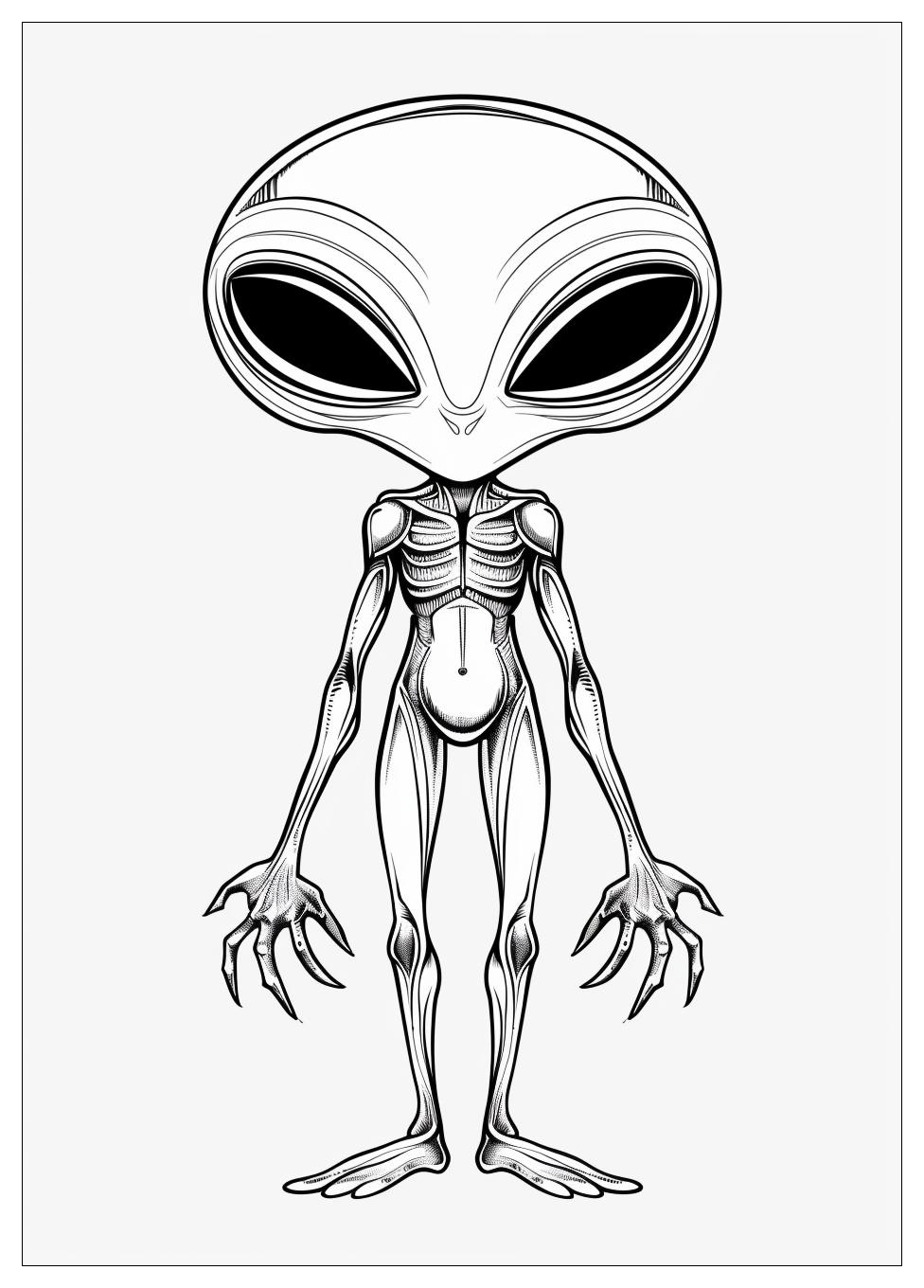 Alien Coloring Pages-2