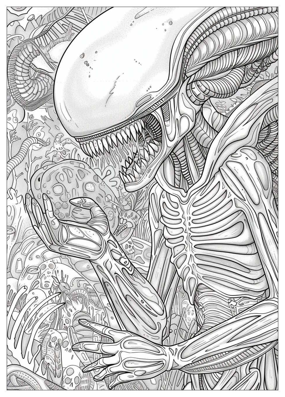Alien Coloring Pages-20