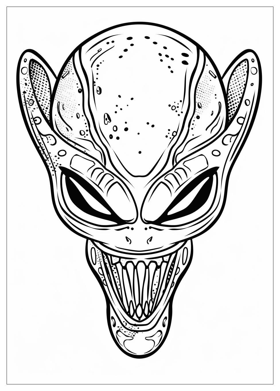 Alien Coloring Pages-3