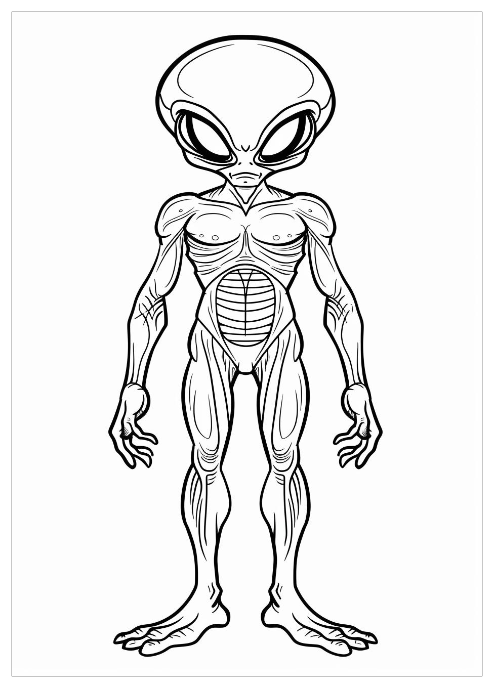 Alien Coloring Pages-5