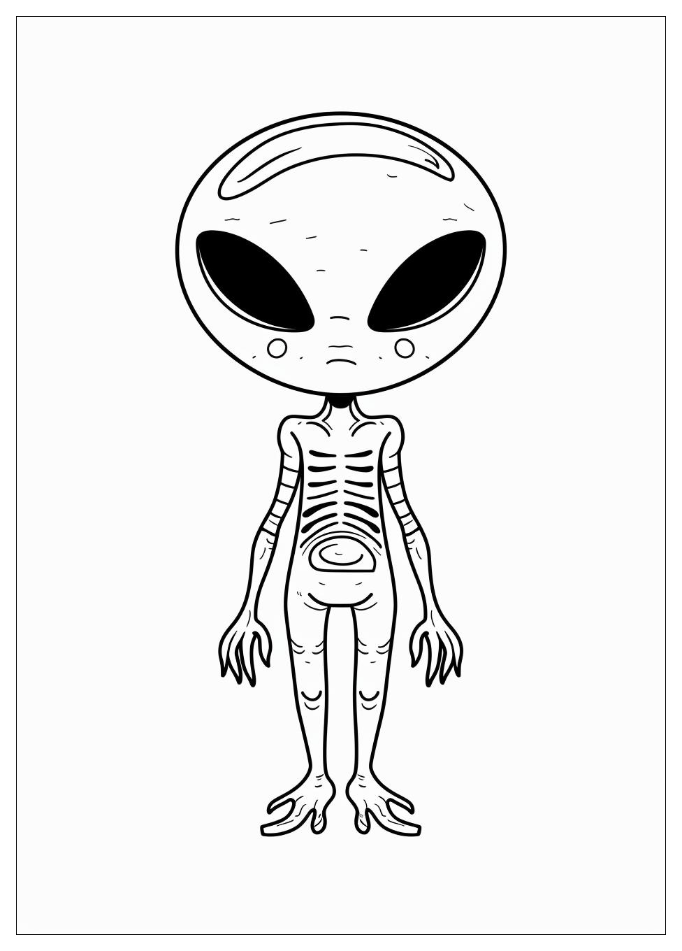 Alien Coloring Pages-7