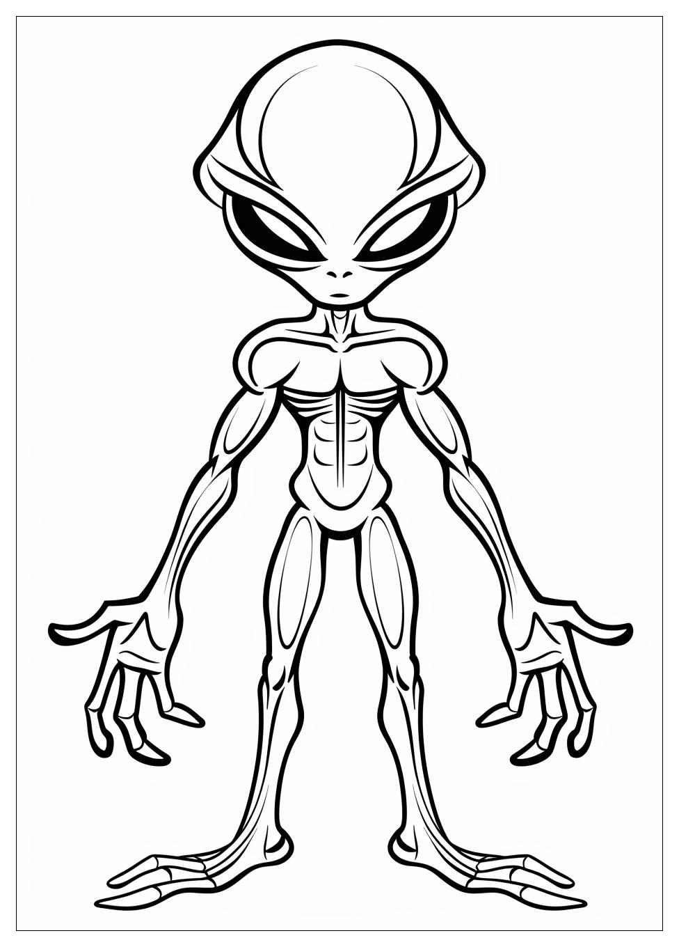 Alien Coloring Pages-9