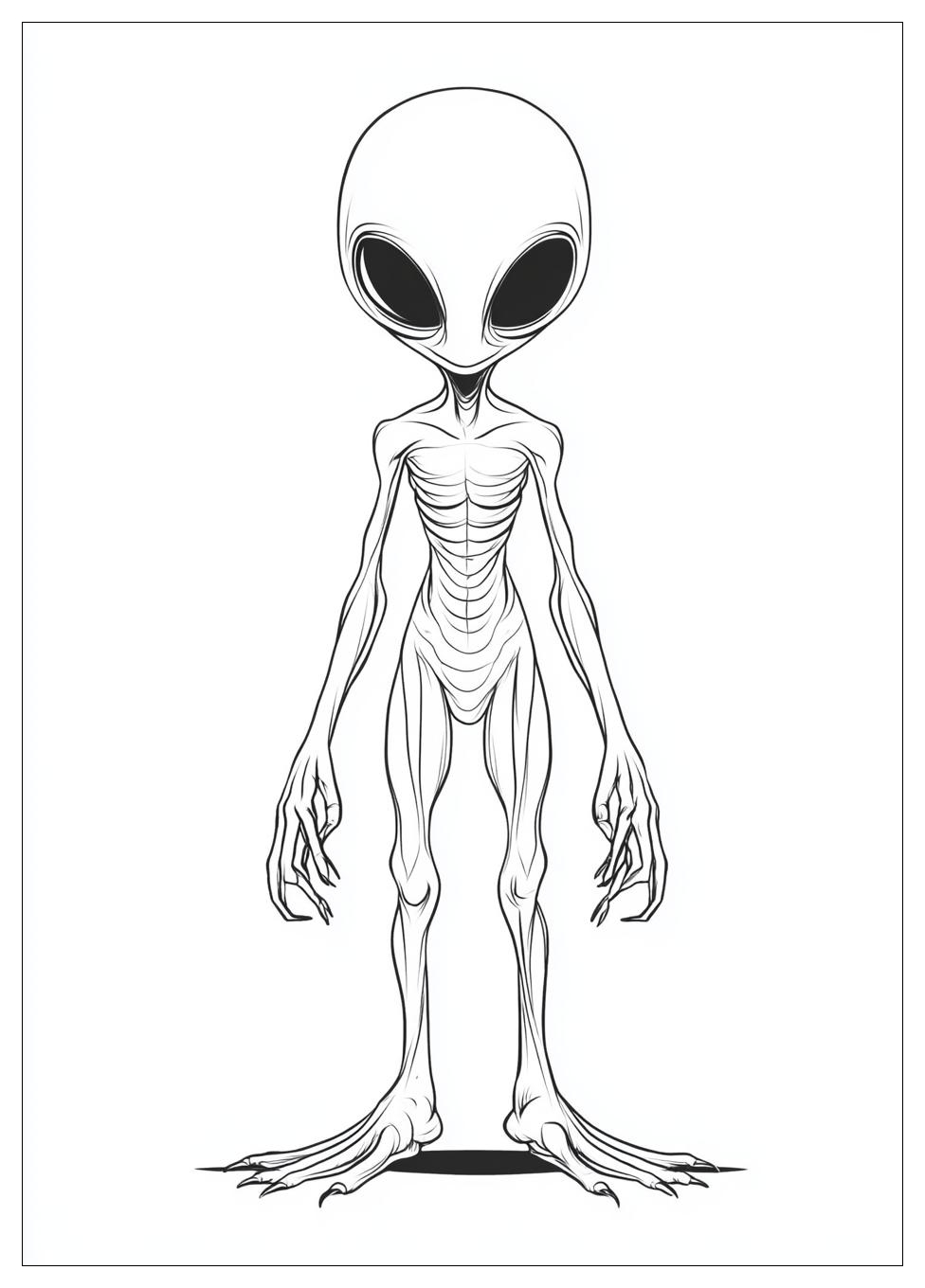 Aliens Coloring Pages-1