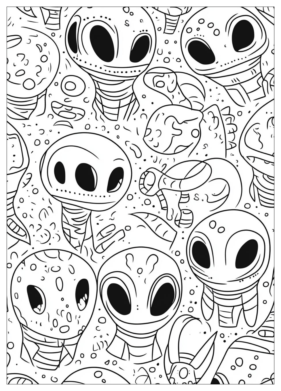 Aliens Coloring Pages-10