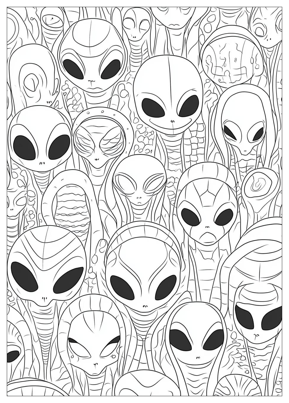 Aliens Coloring Pages-12