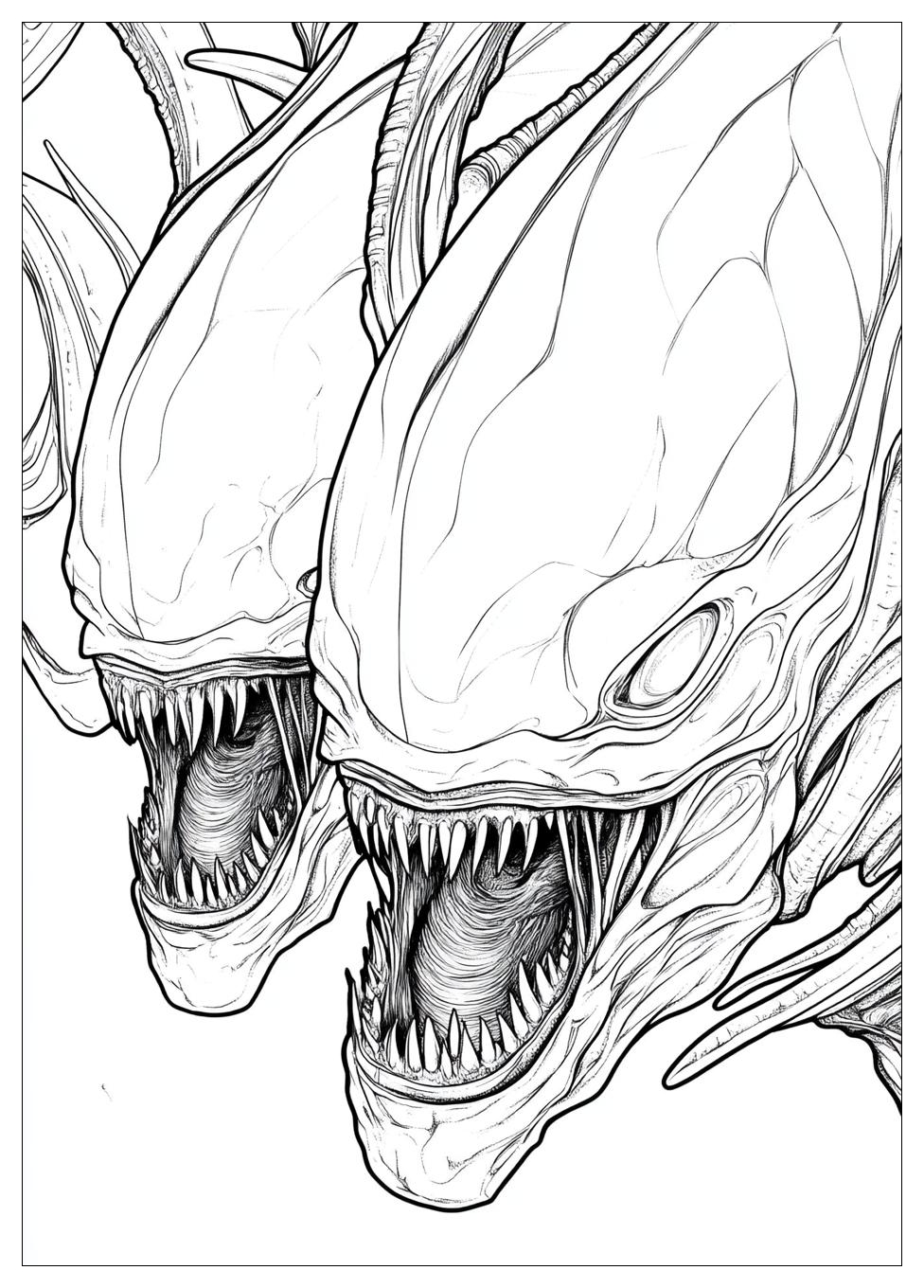 Aliens Coloring Pages-13
