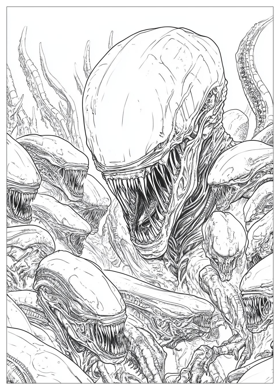 Aliens Coloring Pages-15