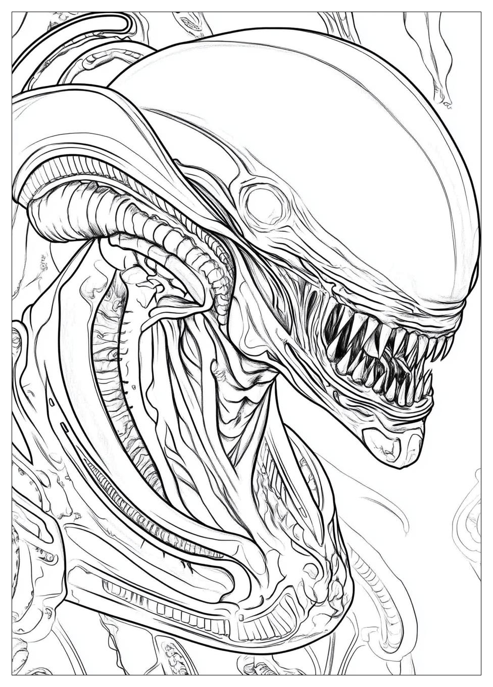 Aliens Coloring Pages-17