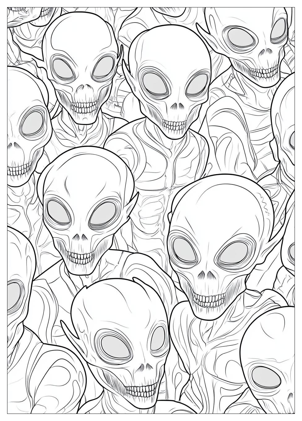 Aliens Coloring Pages-18