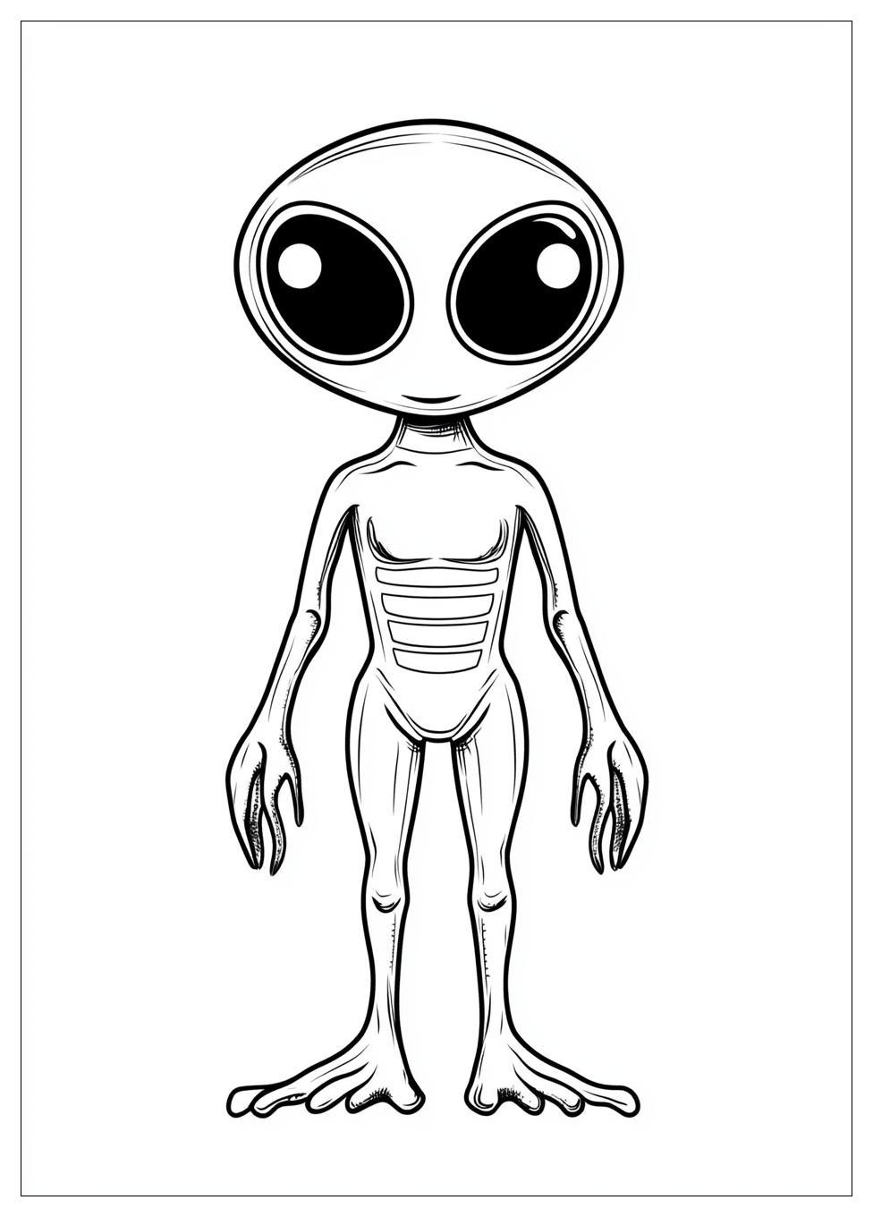 Aliens Coloring Pages-3