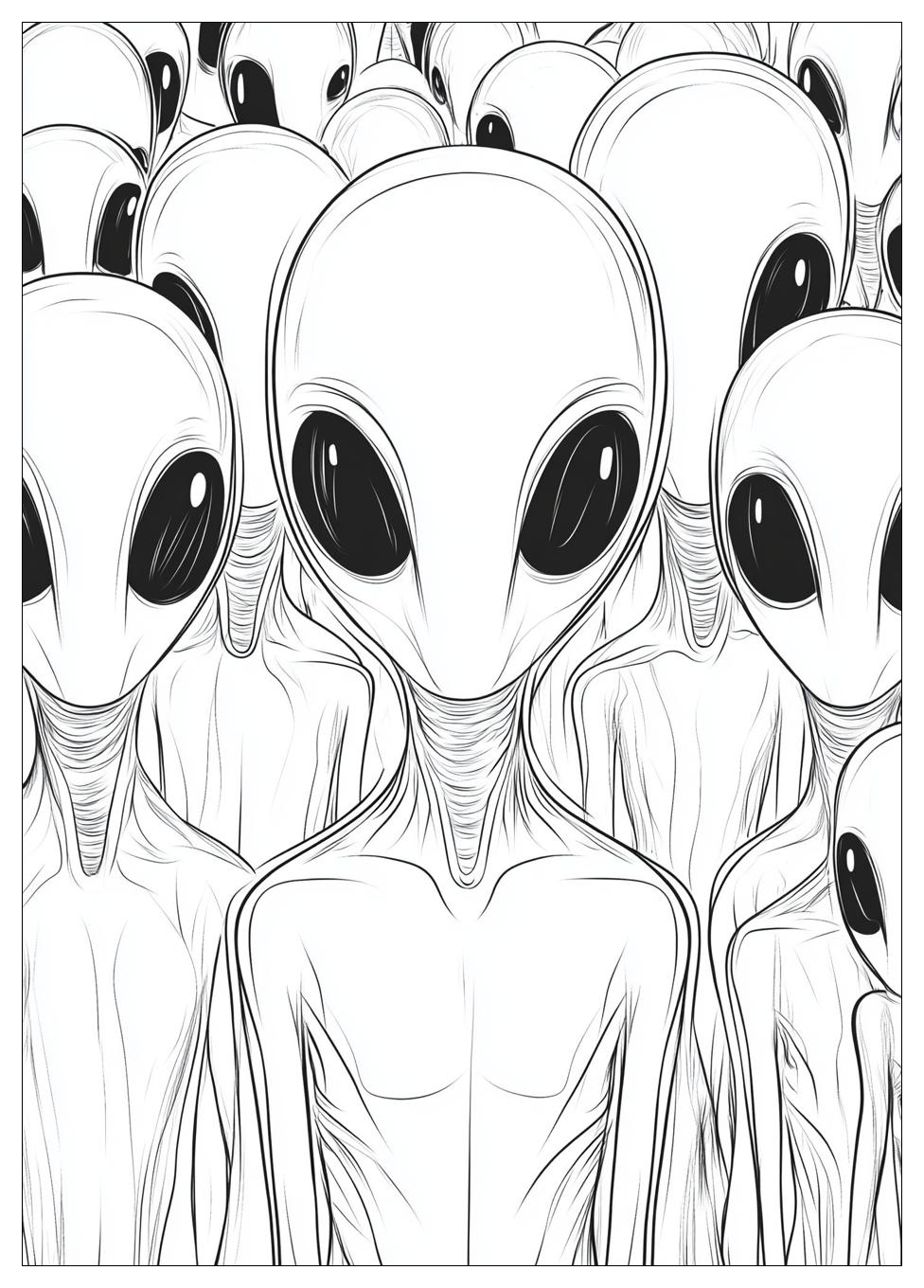 Aliens Coloring Pages-4