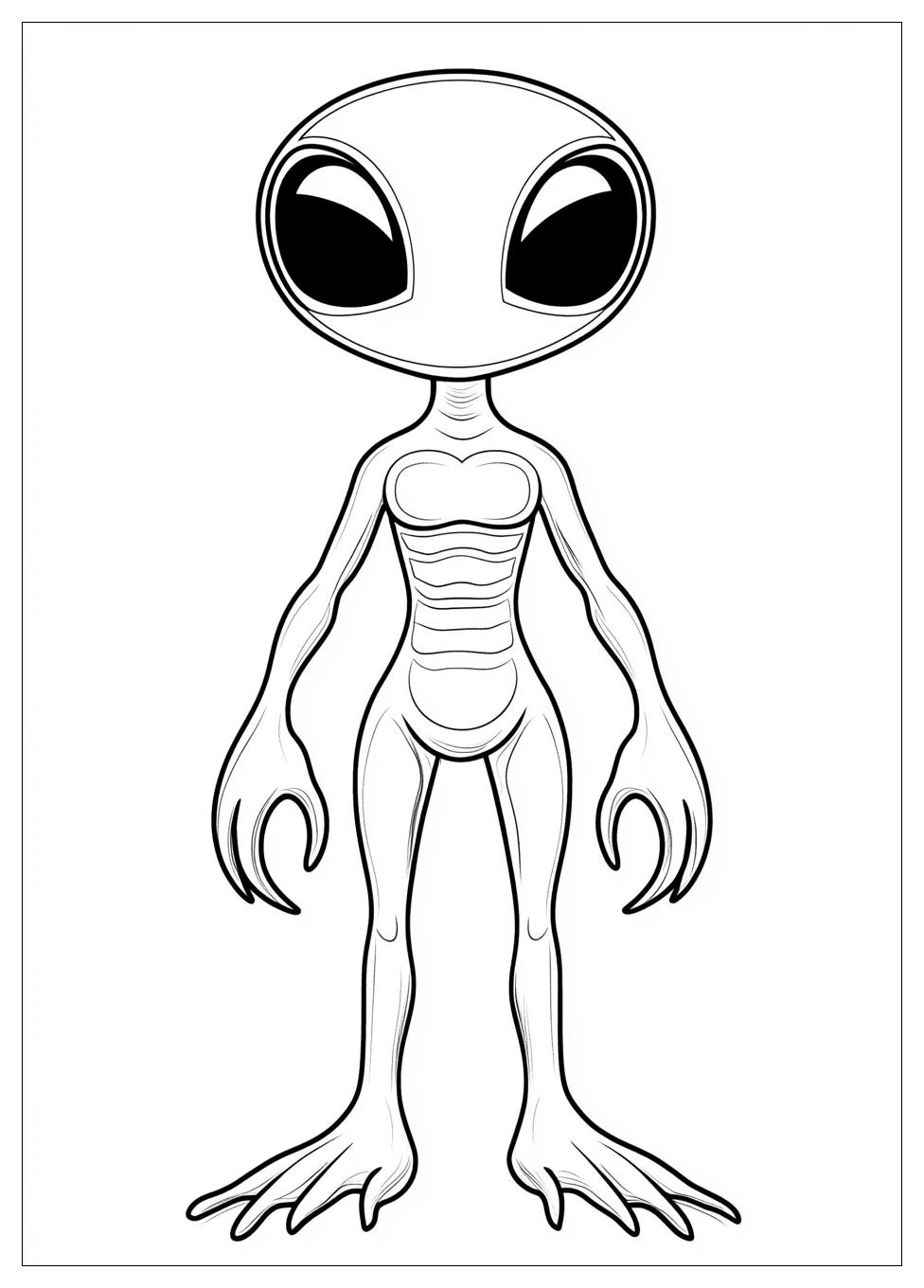Aliens Coloring Pages-7